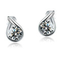 Pearl Earring Silver Cubic Zirconia Diamond Earrings Fashion Jewelry